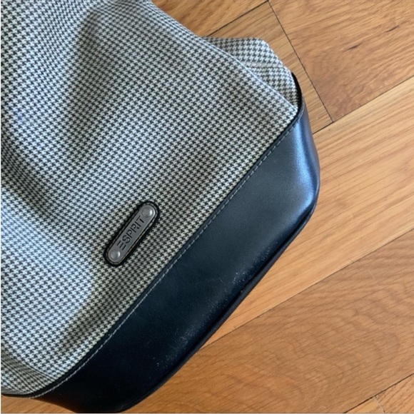 Esprit Houndstooth Drawstring Backpack - Picture 7 of 7